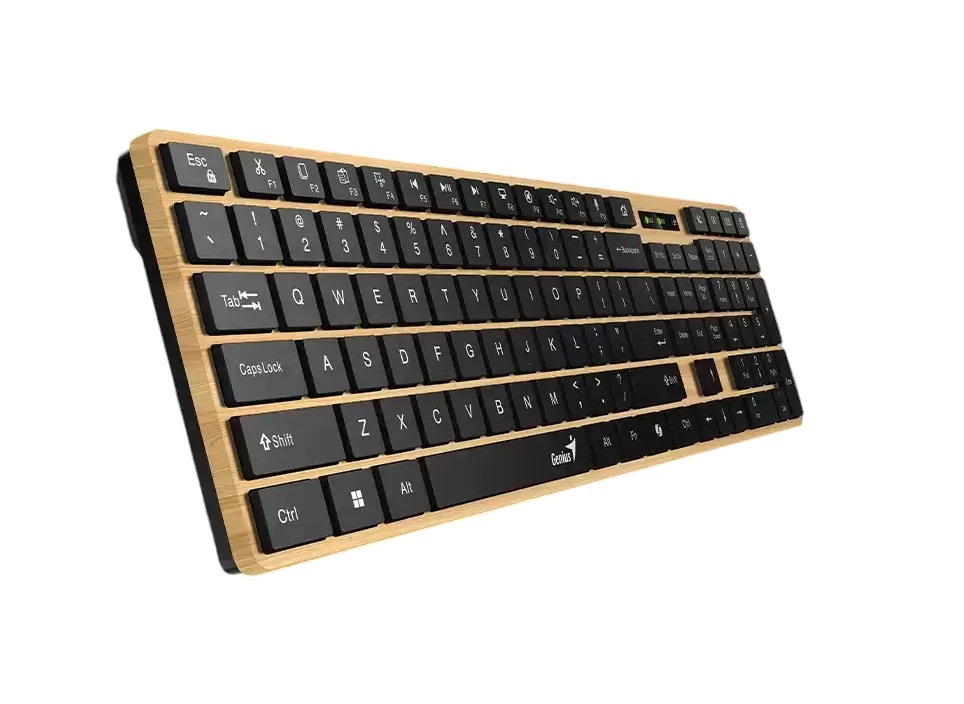 [7250BT] Teclado Genius SlimStar 7250BT madera Bluettoth