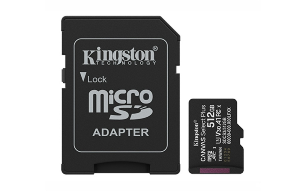 [SDCS3/512GB] Memoria MicroSD Kingston Select Plus 512GB clase 10