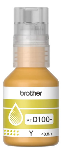 Botella de Tinta Brother BTD100Y 48.8ml Amarillo