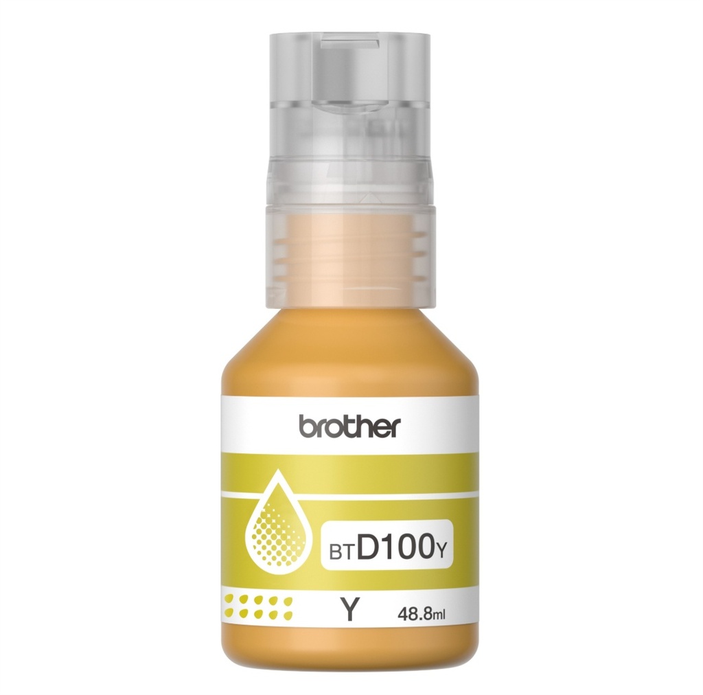 [BTD100Y] Botella tinta Brother BTD100Y Amarilla