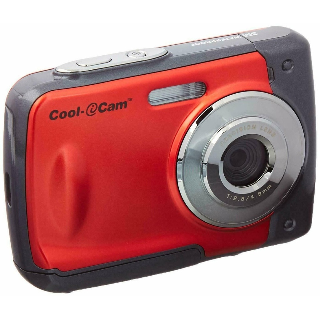 [S1000] Cámara digital iON 8MP Waterproof roja