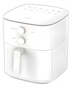 Freidora De Aire 1550W Con Circulación 360 Grados Y Controles De Tiempo Y Temperatura Blanco