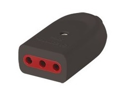 [711015] Ficha 3L hembra con tierra negra Conatel