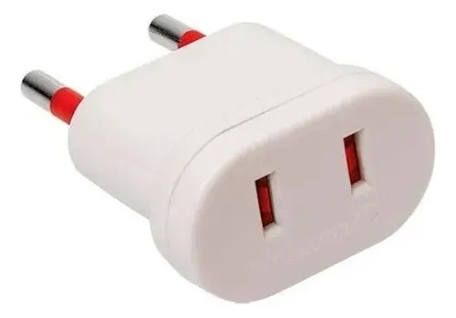 Adaptador S/T A Ficha Americana Blanco Conatel