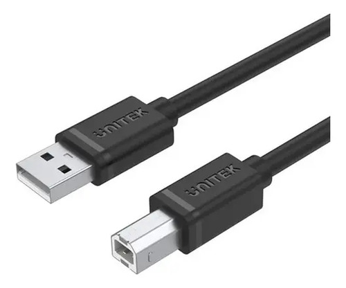 Cable USB-A A USB-B 3m Unitek