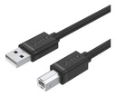 Cable USB-A A USB-B 3m Unitek