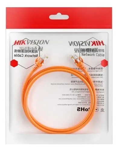 Cable Patch Cord Cat6 2m NRG+ Hikvision