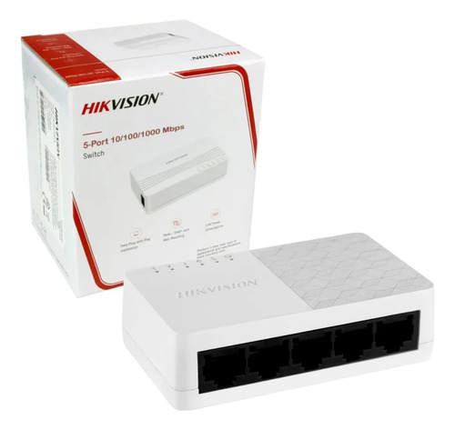 Switch Hikvision 5 puertos gigabit