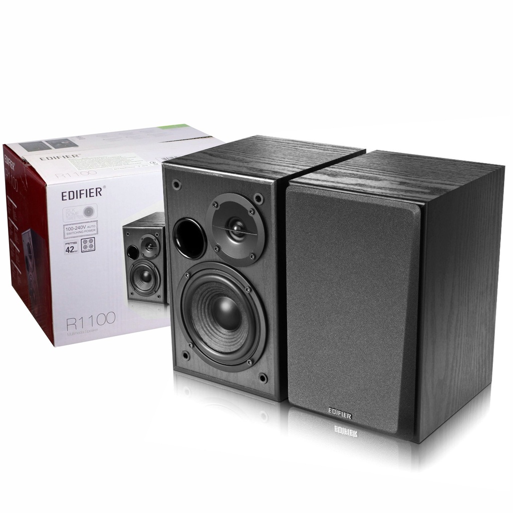 [R1100] Parlantes Edifier 2.0 R1100 negro