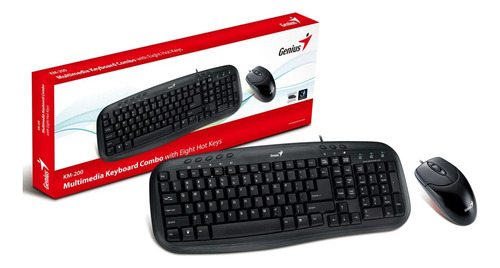 KIT TECLADO Y MOUSE Cableado