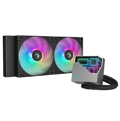 Refrigeración Líquida 360mm AIO DeepCool LT360 ARGB negro