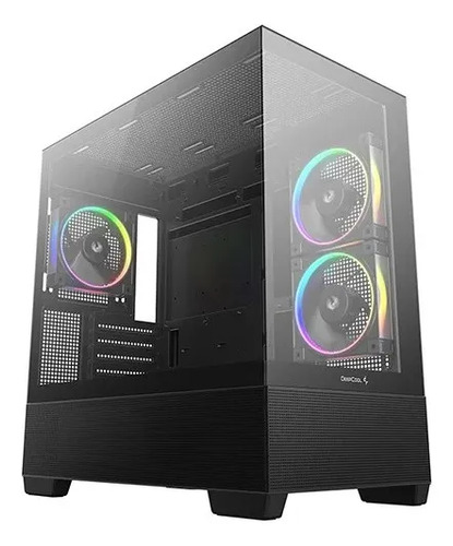 Gabinete Micro-ATX 3 Ventiladores ARGB