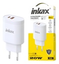 Cargador De Pared USB-C/USB-A 20W Blanco