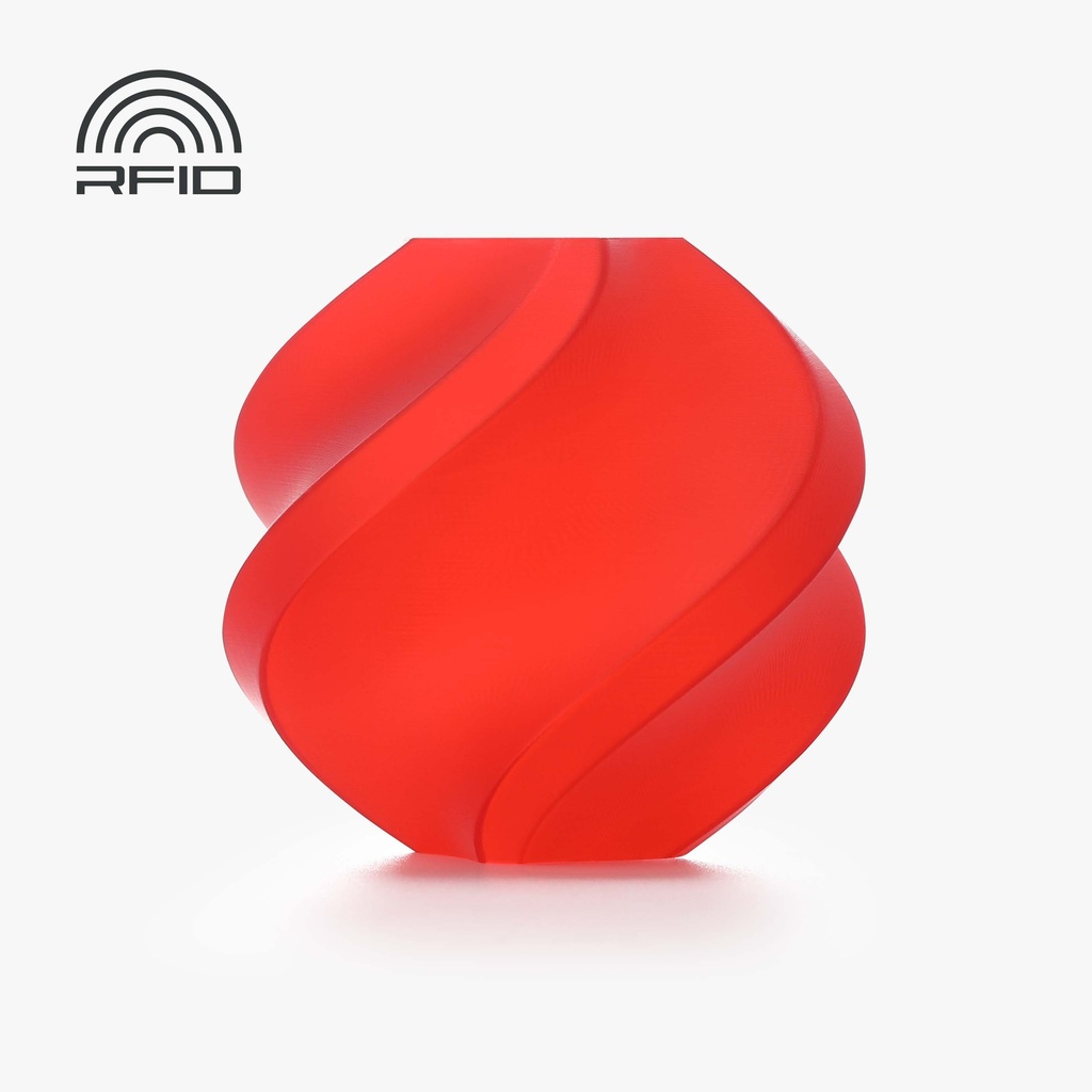Filamento Pla Translúcido Para Impresora 3D Rojo 1.75mm 1kg