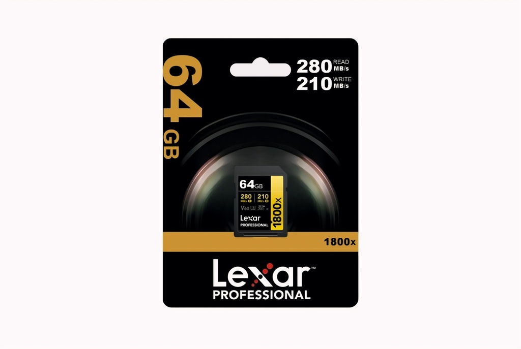 Tarjeta SD 64GB Clase U3 V60 Dorado Series