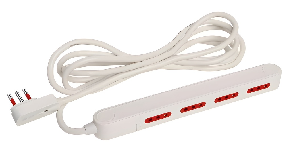 Alargue Eléctrico 4 Tomás 3m 2500W