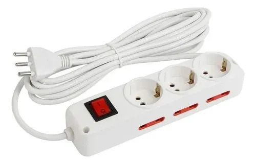 Alargador Conatel 3x Schuko 6x 3 En Línea 2500W