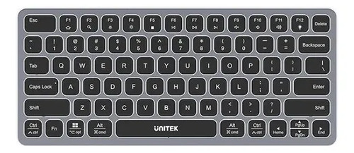Teclado Cableado Con Hub USB-C 9 En 1 Pd 100W Unitek