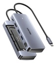 Hub USB-C 6 En 1 Con Slot M.2 Para SSD Gris Espacial