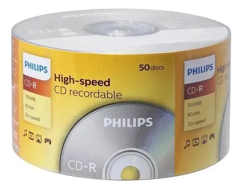 Discos Grabación CD-R 700MB