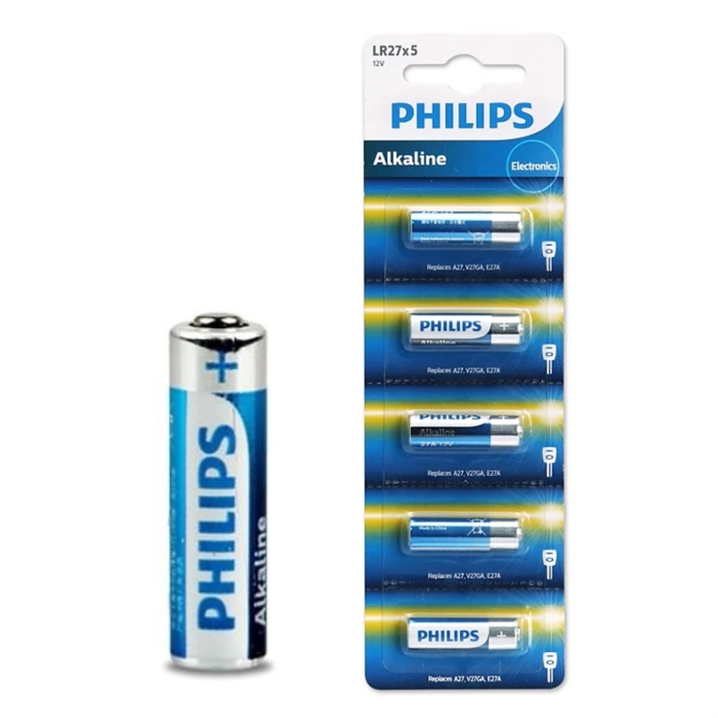 [Minicells] Pila alcalina Philips LR27 X 5