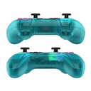 Gamepad T4 Inalámbrico Switch/PC Android Hall Effect Verde Azulado