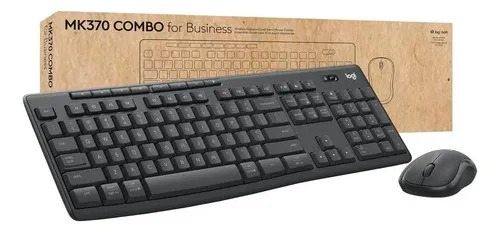 Combo Logitech MK370 teclado y mouse inalámbricos