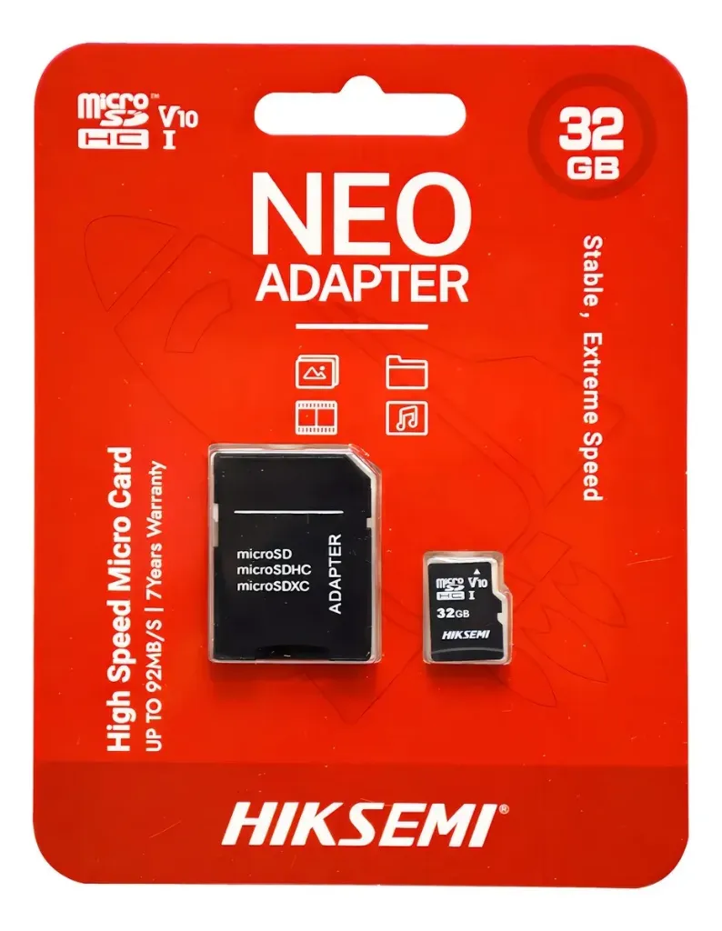 Tarjeta Memoria 32GB Velocidad 92MB/s
