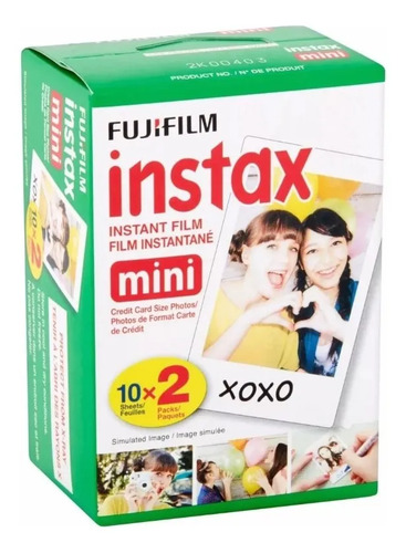 Papel Fujifilm INSTAX Mini Instant Film x 20