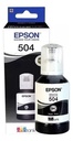 Botella De Tinta Epson T504120 Negro 127ml