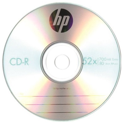 CD-R HP 52x 80min 700mb