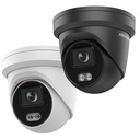 Cámara Torreta IP Bullet 4MP Exterior 2.8mm Blanco 30m Con Audio