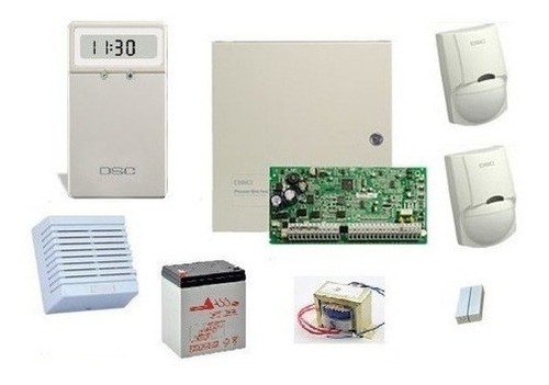 KIT ALARMA DSC PC1832 CON TECLADO PC1555 (copia)