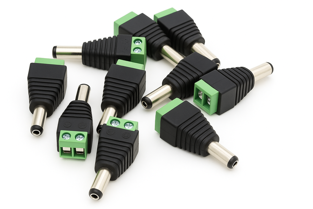 20 CONECTORES DE CORRIENTE NATIONAL MACHO