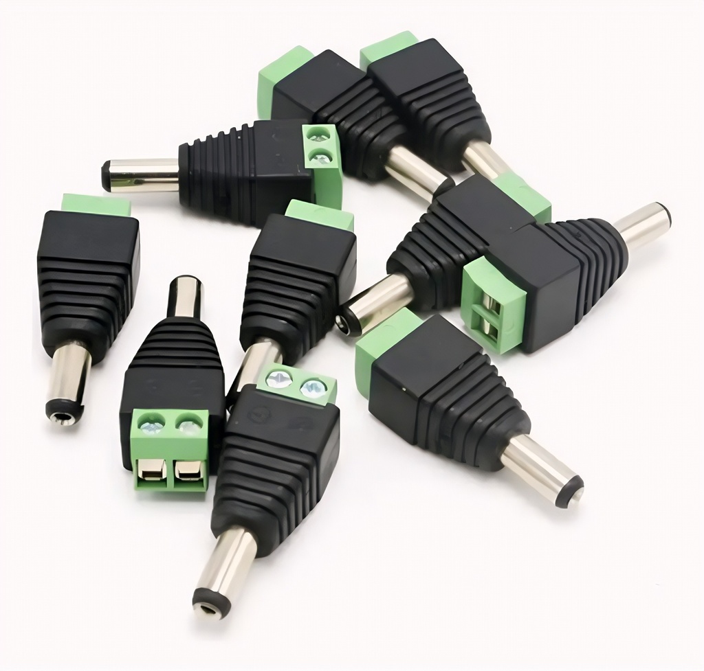 Conector De Corriente Macho Nacional 20 Unidades