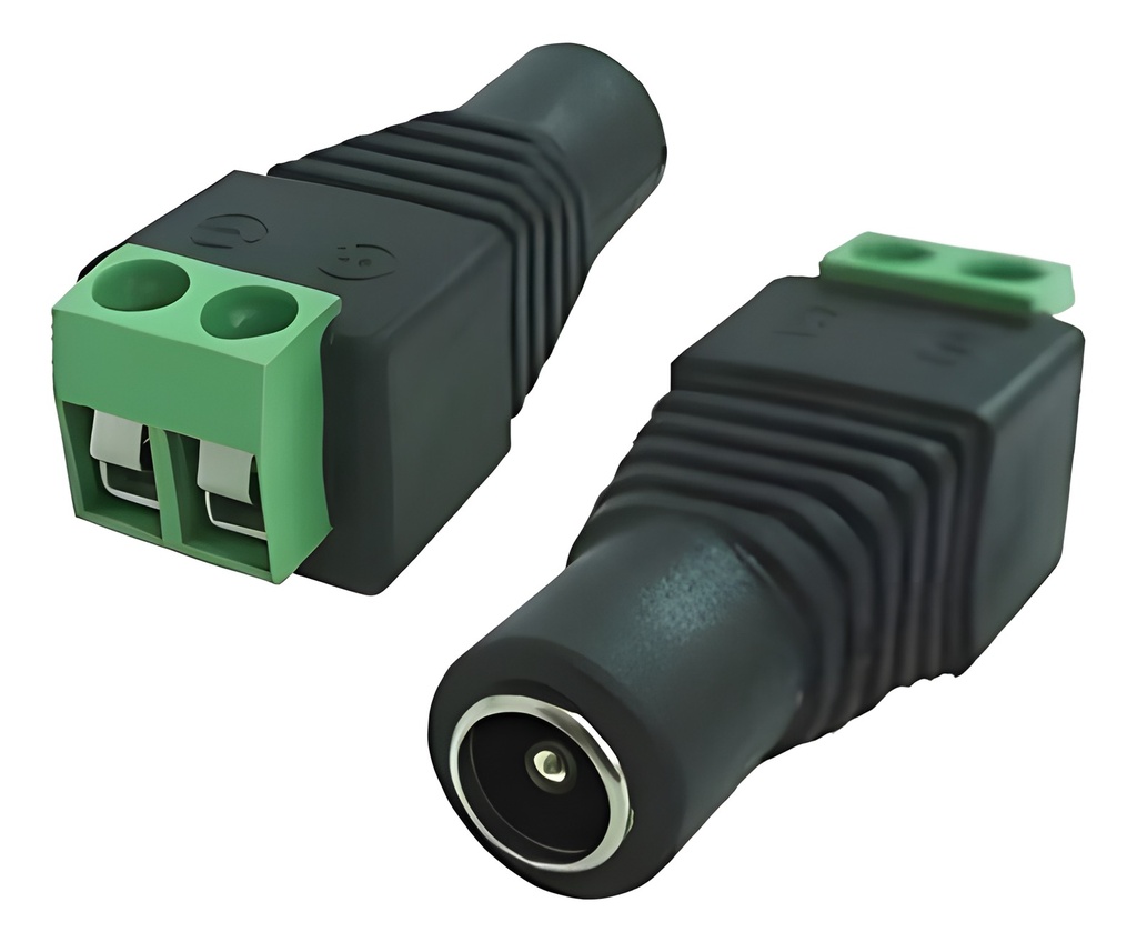 Conector Eléctrico Hembra Negro