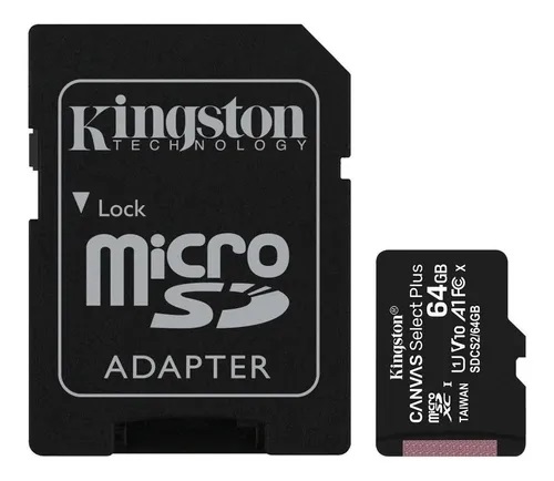 Tarjeta microSD 128GB Clase 10 Kingston Canvas Select Plus