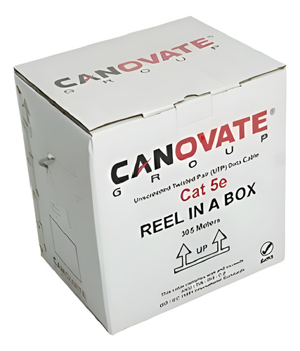 CABLE UTP CAT5E EXTERIOR/ENTERRAR PVC 100% COBRE - NEGRO 