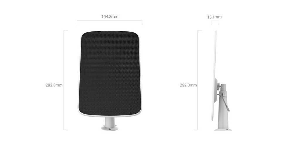 Cámara Solar Bullet 4G IP66 EZVIZ C-SOLAR PANEL-C