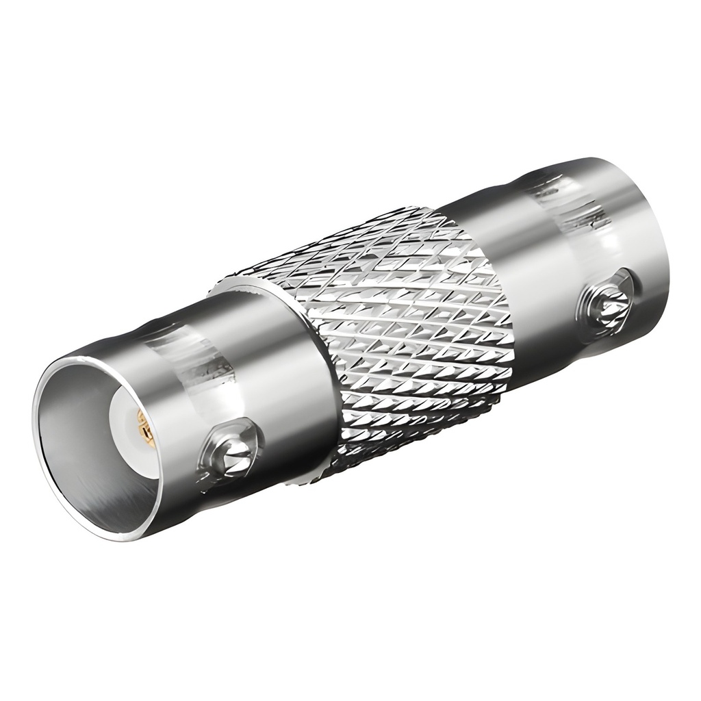 Conector Bnc Para Cable Coaxial Plateado