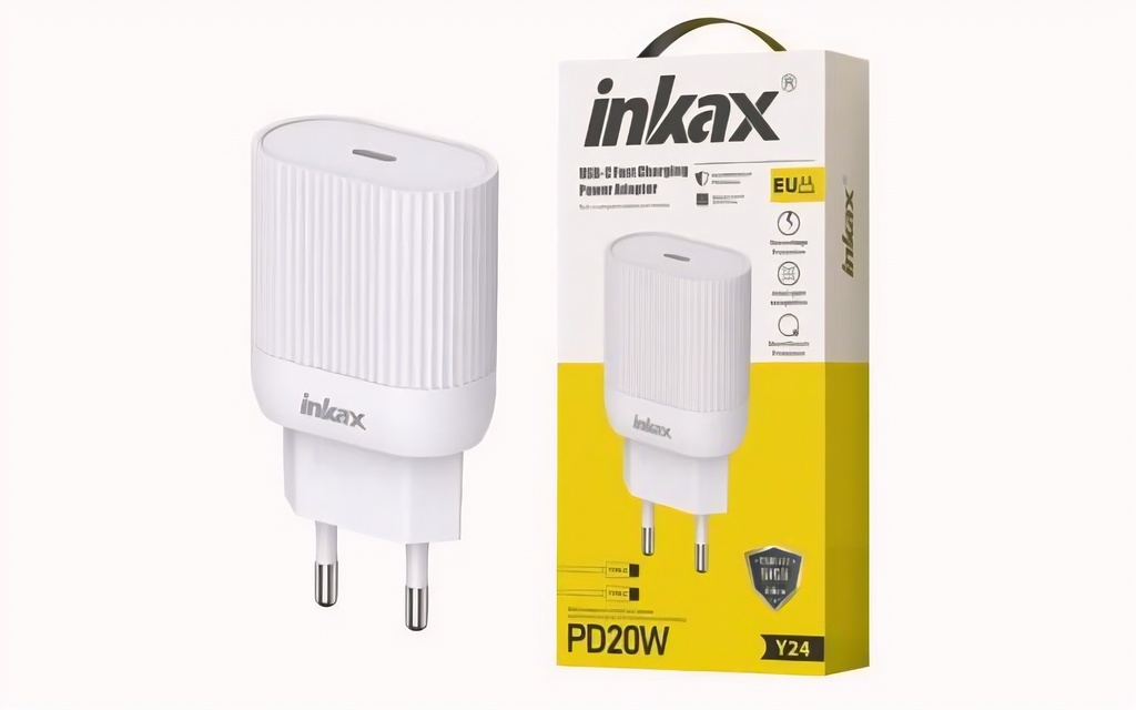 Cargador De Pared 20W USB-C Color: Blanco