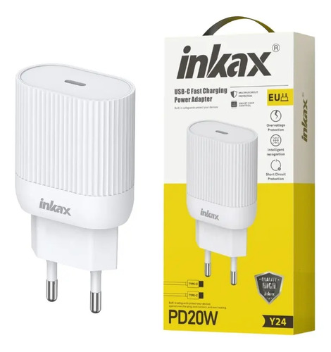 Cargador USB-C Carga Rápida 20W Inkax
