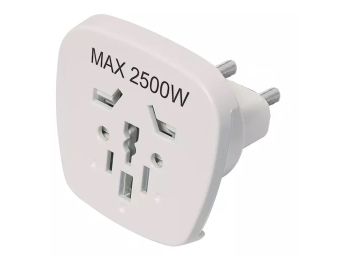Adaptador Multiformato Ficha Schuko 