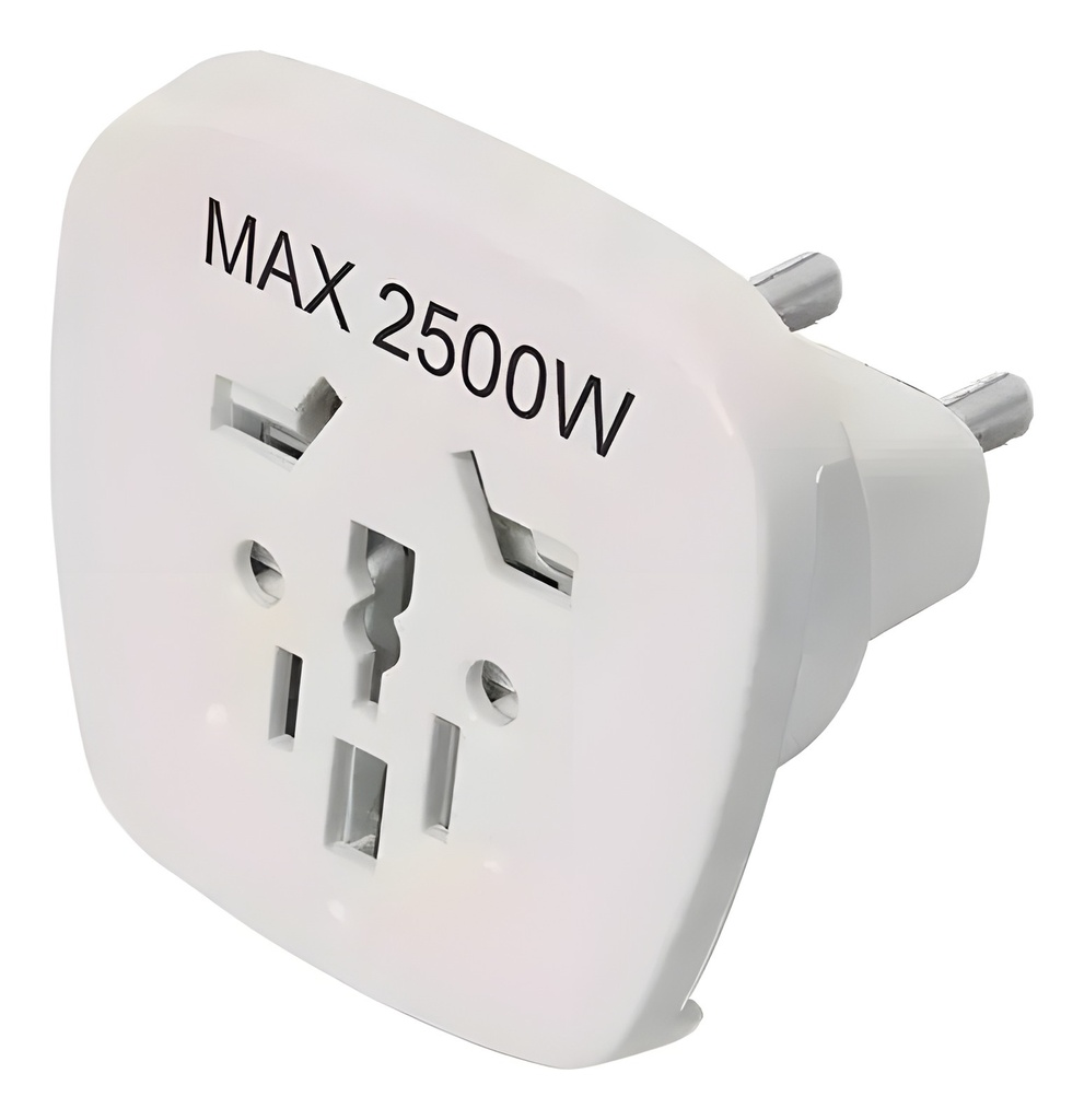Ficha Eléctrica Schuko 16 Amperio Blanco