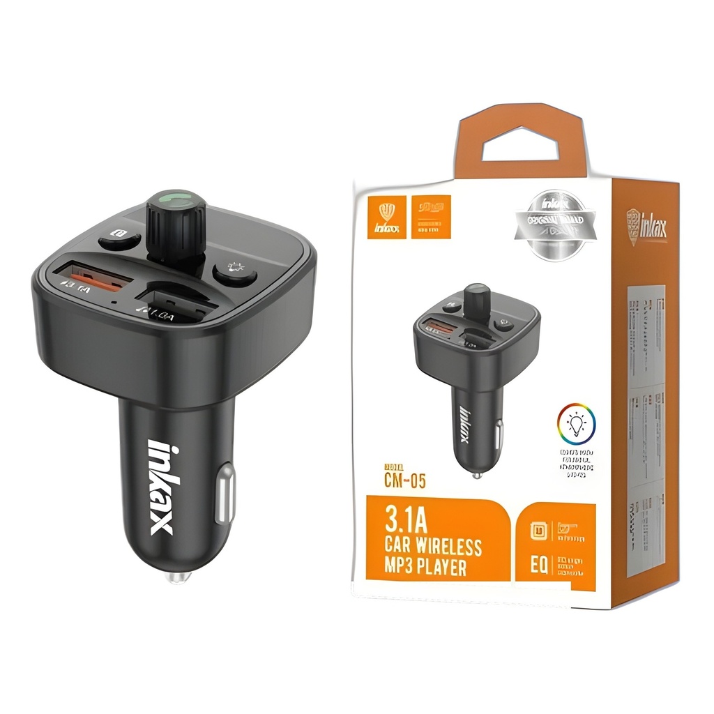 Cargador De Pared Negro Bluetooth 5.0 Con Radio Fm