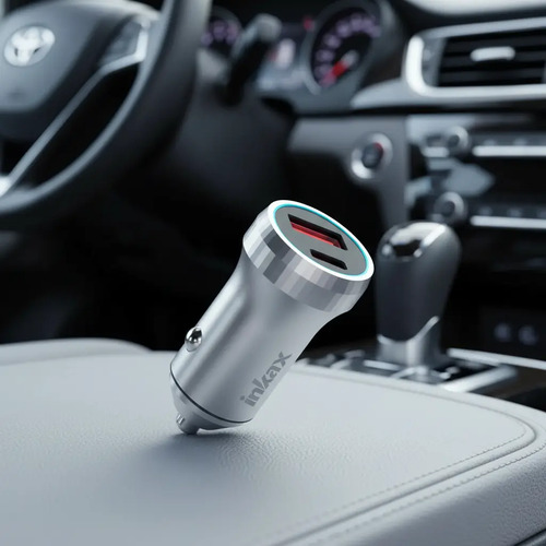 Cargador Auto USB-A+C 43W