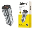 Cargador auto Inkax USB-Cx2 QC3.0 60W gris