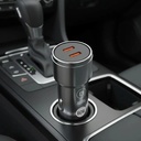 Cargador de Auto USB-C x2 60W Gris