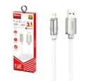 Cable Inkax Lightning 3a 1m silver