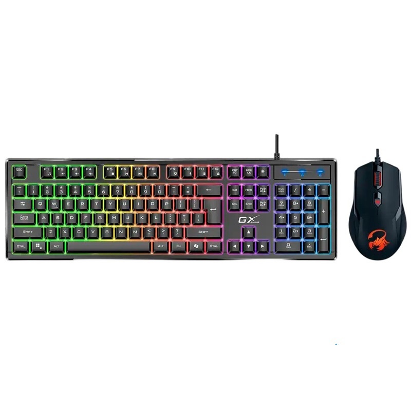 Combo Genius Scorpion KM-GX6 teclado y mouse RGB